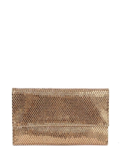 Stone Sudded Envelope Clutch Crossbody Bag EVXZ-0006 GOLD